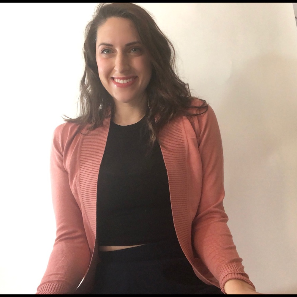 BESTSELLING CARDIGAN - Rosy Pink W/ Pockets (NWT)